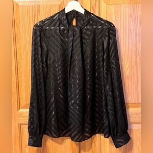 NWOT Express Blouse ~ Black ~ Size Large ~ Brand New!!